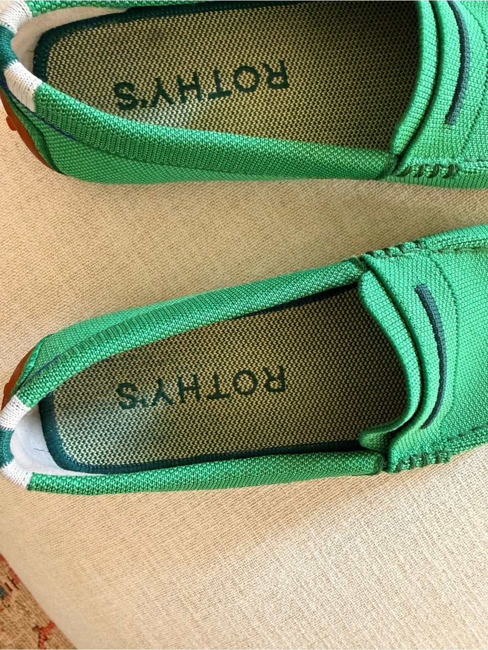 Rothy's Green Daily Driver Loafers - Picture 9 of 10